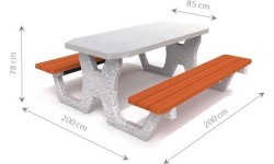 Concrete Picnic Table Inter-Play 02