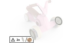 BERG GO² Retro Pink priekinio rato gaubtas (2 vnt.)