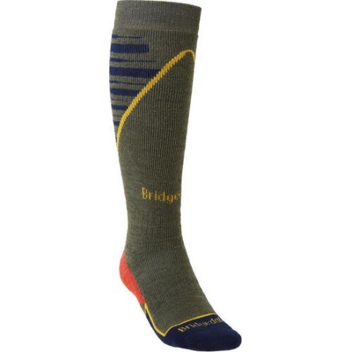 Slidinėjimo kojinės Bridgedale Ski Midweight+, žalios - 745
