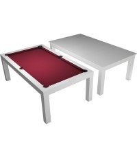 Biliardo stalas Dynamic Mozart – matinis baltas, 7 pėdų