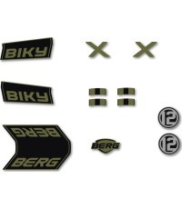 Biky набор наклеек Retro Green