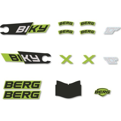 Biky – lipdukų rinkinys Mini Green