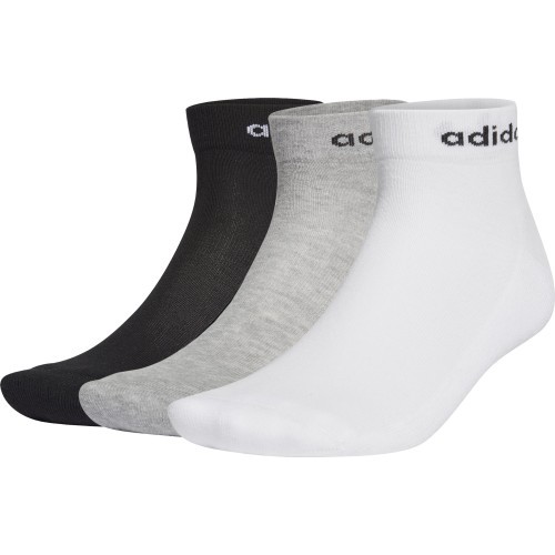 Носки Adidas HC Ankle 3PP Black Grey White GE6132