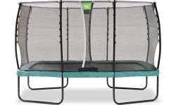 EXIT Allure Classic batutas 214x366 cm su apsauginiu tinklu, žalias