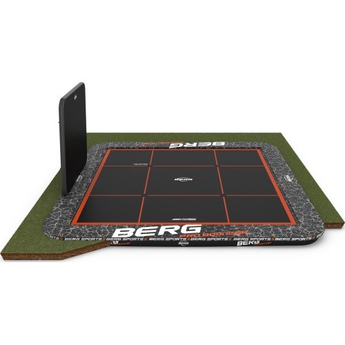 BERG Sports Ultim Pro Bouncer FlatGround batutas 5x5 su AeroWall
