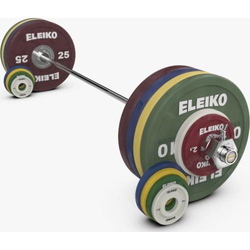 Set Eleiko Performance - 185 kg, women, coloured