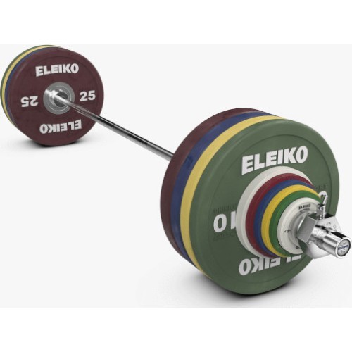 Set Eleiko Performance - 190 kg, men, coloured