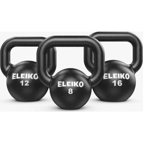Training Kettlebells Eleiko - Set 8, 12, 16 Kg
