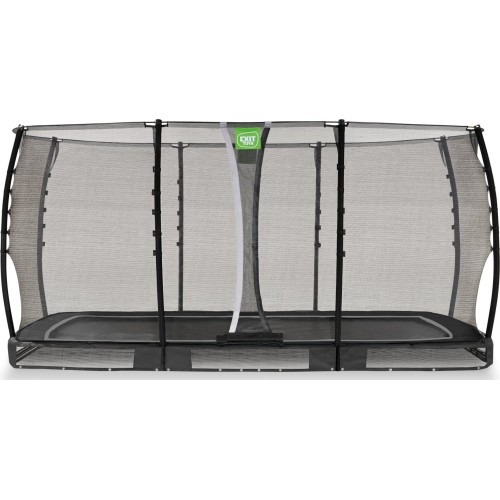 Грунтовой батут EXIT Allure Classic 244x427 см, чёрный
