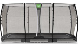 Грунтовой батут EXIT Allure Classic 244x427 см, чёрный