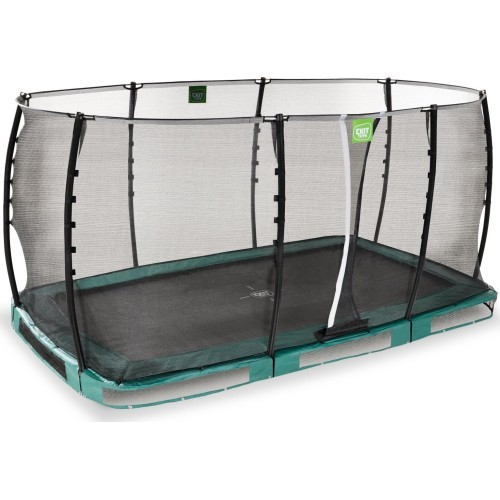 Грунтовый батут EXIT Allure Classic 244x427 см, зелёный