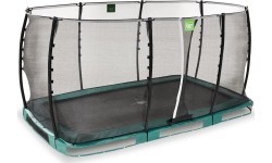 EXIT Allure Classic įleidžiamas batutas 244x427 cm, žalias