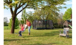 Грунтовый батут EXIT Allure Classic 244x427 см, зелёный
