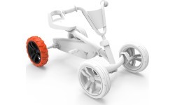 Wheel 9x2 Cross - Black/Orange Rear Right