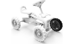 Wheel 9x2 Cross - Grey/Black Front Left