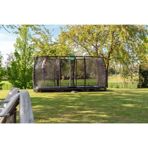 Грунтовый батут EXIT Allure Classic 214x366 см – зелёный