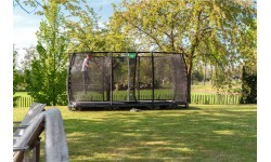 EXIT Allure Classic ground trampoline 214x366cm - green