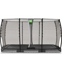 Встраиваемый в грунт батут EXIT Allure Classic 214x366 см, чёрный