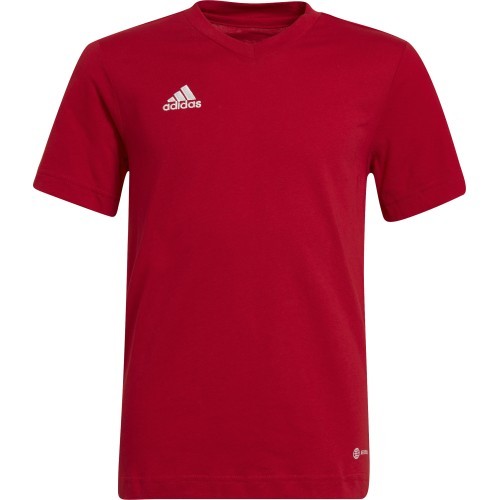 Adidas футболка подростковая Ent22 Tee Y Red HC0446