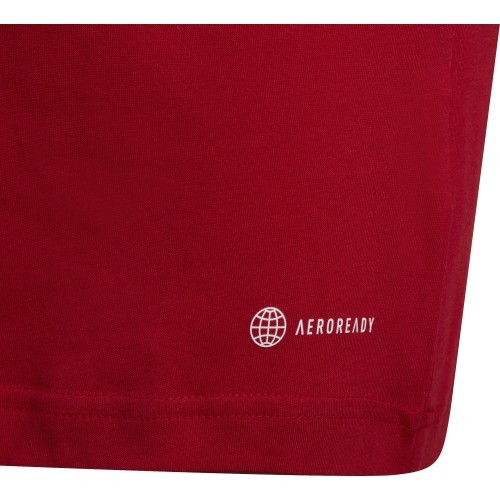Adidas футболка подростковая Ent22 Tee Y Red HC0446