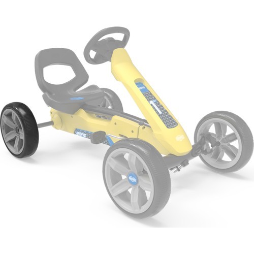 Wheel grey-black 10x2,5 rear