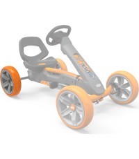 Wheel grey-orange 10x2,5 rear