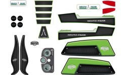 XL rėmas – lipdukų komplektas DEUTZ-FAHR
