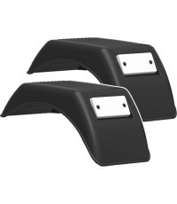 XL Frame - Rear mudguards 90° black