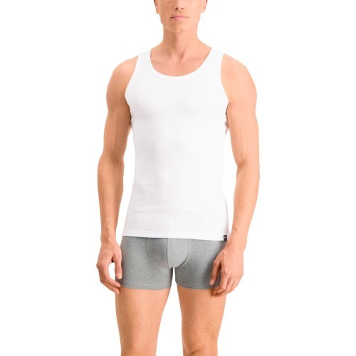 Puma Apatiniai Marškinėliai Vyrams Basic 2p Tan White 935018 02
