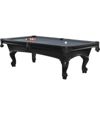 Billiard Table, Pool, Shelton, 8 ft., Black, Club Cloth yellow green