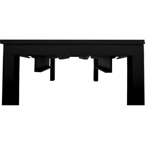 Pool Table / Dining Table, Diner, 7 ft., Matt-Black, Club Cloth yellow green