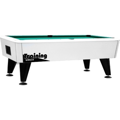 Billiard Table Dynamic Premier, Silver, Pool, 9 ft, with coin validator and ball-return-system