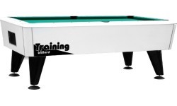 Billiard Table Dynamic Premier, Silver, Pool, 9 ft, with coin validator and ball-return-system