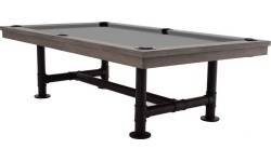 Billiard Table, Pool, Rasson Bedford, grey, 8 ft., Club Cloth yellow green