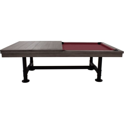 Billiard Table, Pool, Rasson Bedford, grey, 8 ft., Club Cloth yellow green