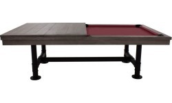 Бильярдный стол Pool Rasson Bedford, серый, 8 ft, сукно Club Cloth жёлто-зелёное