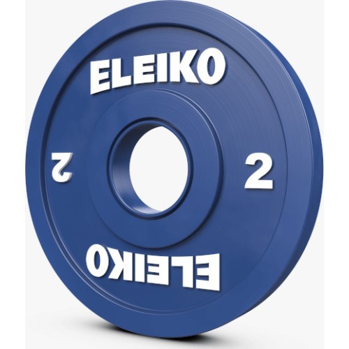 Weightlifting Friction Grip Competition Discs Eleiko IWF