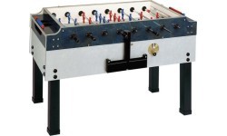 Soccer / Foosball Table, Garlando Olympic Outdoor, with Coin Slot, incl. glass cover, Sport Professional