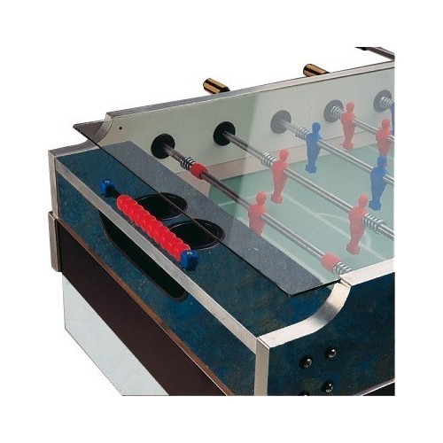 Soccer / Foosball Table, Garlando Olympic Outdoor, with Coin Slot, incl. glass cover, Sport Professional