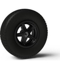 Wheel 5-spoke black 400/140-8 slick right