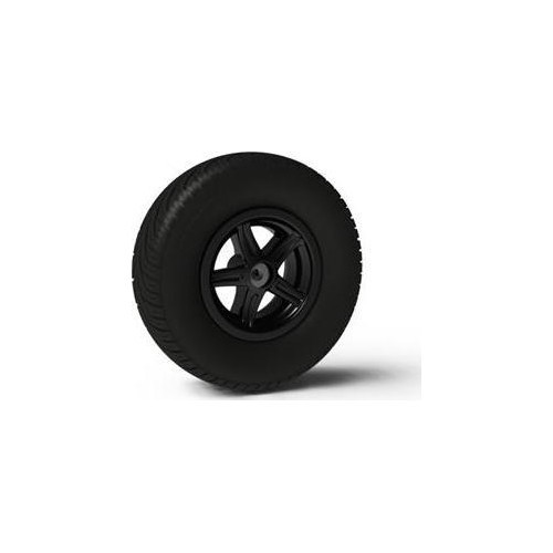Колесо 5-спицевое чёрное 400/140-8 slick правое