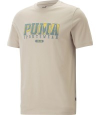 Puma Men's Graphics Retro Tee Granola Cream 674486 88