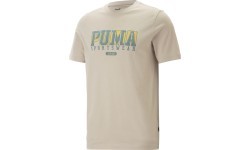 Puma Men's Graphics Retro Tee Granola Cream 674486 88
