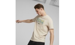 Puma Marškinėliai Vyrams Graphics Retro Tee Granola Cream 674486 88