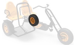 Ratas 5 stipinų oranžinis 400/140-8 slick kairinis