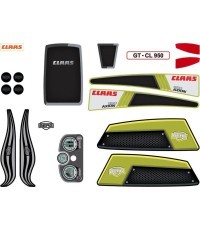 XL rėmas – lipdukų rinkinys CLAAS