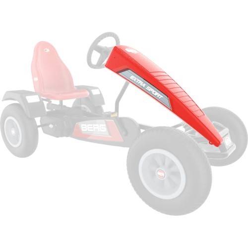 XL rėmas – spoileris Extra Sport, raudonas
