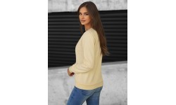 Женский свитшот J.Style Beige 68W01-159
