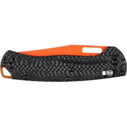 Benchmade 15535OR-01 TAGGEDOUT, Carbon, Magnacut