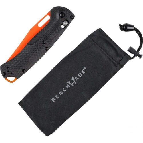 Benchmade 15535OR-01 TAGGEDOUT, Carbon, Magnacut